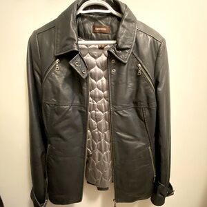 Daniel motorcycle biker leather jacket